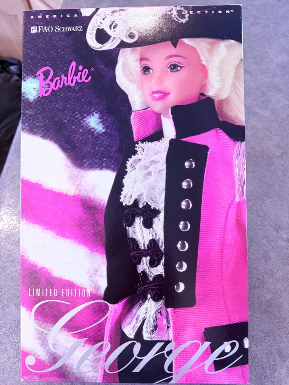 Barbie Pink and Black Pirate Captain Doll with White Accents - Picture 2 of 3